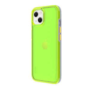 כיסוי לאייפון 13 ירוק זוהר שקוף Skech Neon