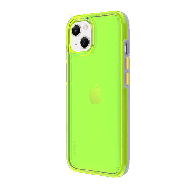 כיסוי לאייפון 13 ירוק זוהר שקוף Skech Neon
