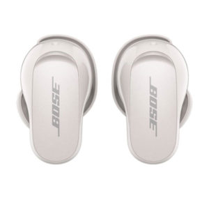אוזניות אלחוטיות Bose לבן שמנת Quiet Comfort II עם סינון רעשים מובנה