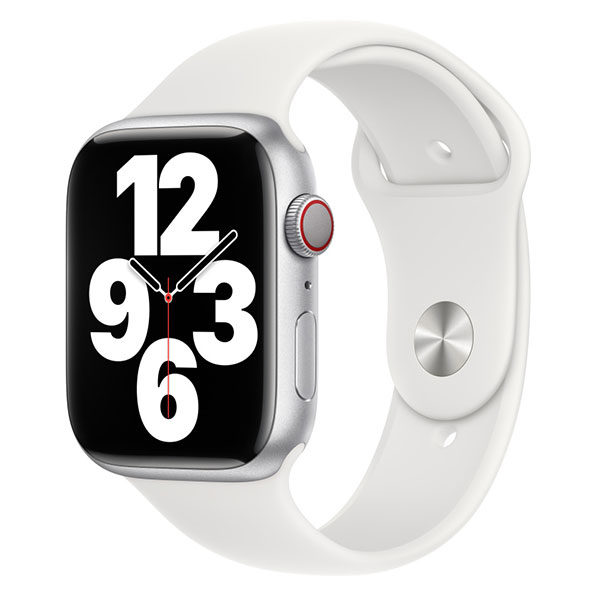 רצועה לאפל ווטש 45 מ"מ מקורית לבנה Apple Watch Sport Band