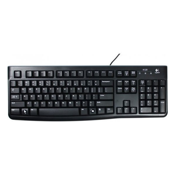מקלדת חוטית למחשב Logitech MK120 דקה ושקטה