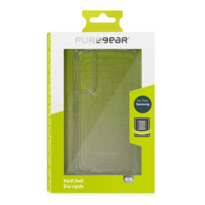 כיסוי לגלקסי S23 שקוף קשיח Hard Shell עם במפרים PureGear