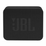 רמקול JBL GO Essential שחור עם מבנה קומפקטי וסאונד עוצמתי
