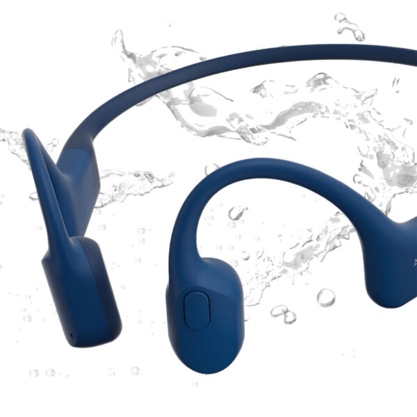אוזניות עצם אלחוטיות Shokz OpenRun Mini קומפקטיות עמידות במים כחול