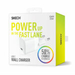 ראש מטען USB C בהספק 33 וואט קומפקטי Skech GaN Charger