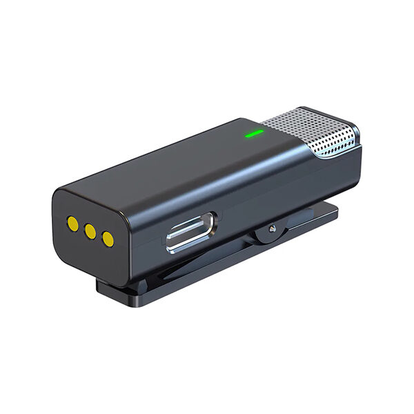 מיקרופון אלחוטי מקצועי USB-C עם כיסוי טעינה וקליפס לחולצה EP033AH-C
