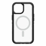 כיסוי חזק לאייפון 13 שקוף שחור OtterBox Defender XT תומך MagSafe