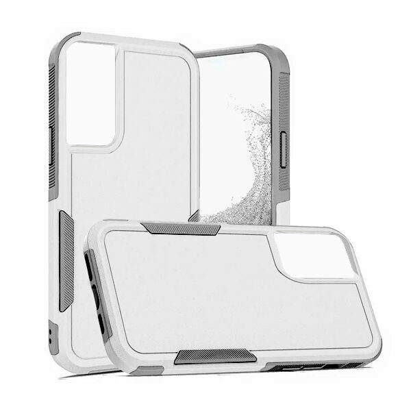 כיסוי לגלקסי A15 לבן חזק ועמיד שתי שכבות Combo Case