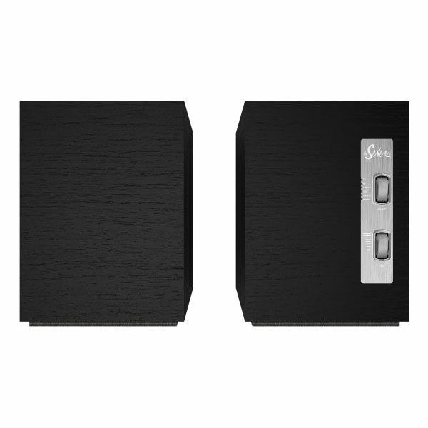 זוג רמקולים מדפיים Klipsch The Sevens אלחוטיים - שחור