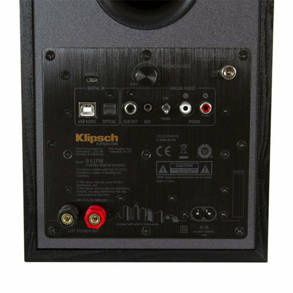 זוג רמקולים מדפיים מוגברים Klipsch R-51PM אלחוטי
