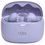 אוזניות אלחוטיות JBL Tune Beam סגול עד 48 שעות של מוזיקה