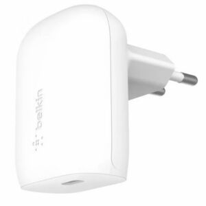 מטען קיר עם כבל Lightning לusb C דגם Belkin 30w Usb C