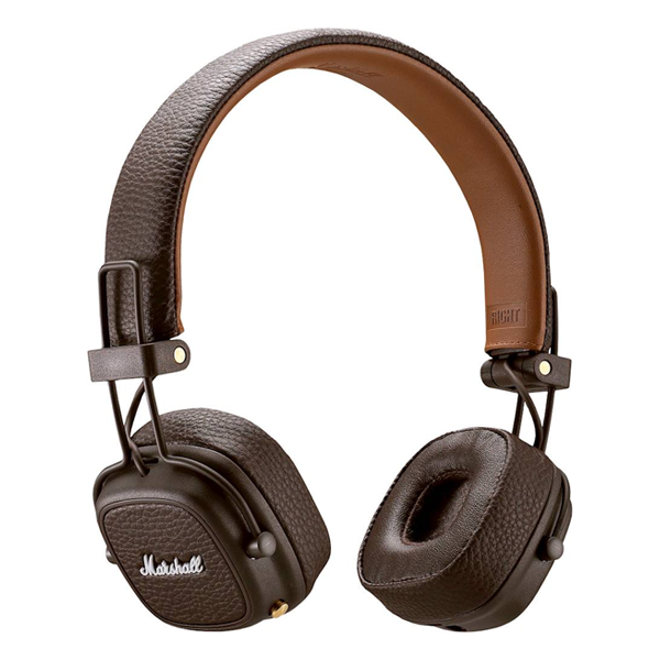 אוזניות אלחוטיות Marshall Major 4 חום | איכות סאונד מרגשת