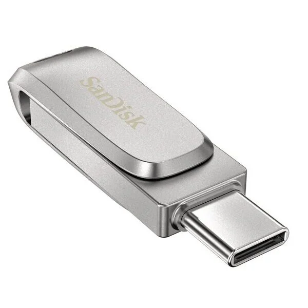 דיסק און קי זיכרון נייד SanDisk Ultra Dual Drive Luxe USB Type-C 256GB