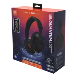 אוזניות גיימינג אלחוטיות JBL Quantum 350 Wireless | סאונד קולנועי ומיקרופון נתיק