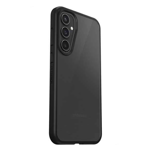 כיסוי לגלקסי S23 FE שחור שקוף Otterbox React דק ועמיד במיוחד