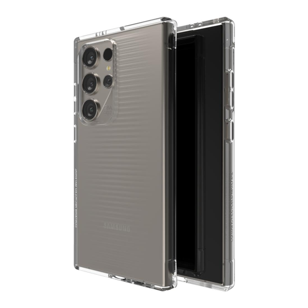 כיסוי לגלקסי S24 שקוף דק וחזק במיוחד Luxe מבית ZAGG