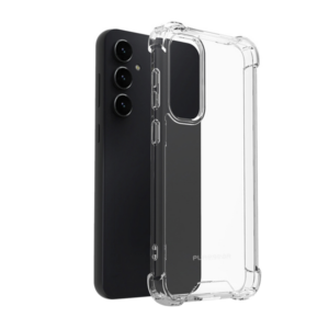כיסוי לגלקסי S24 שקוף Hard Shell קשיח עם במפרים PureGear
