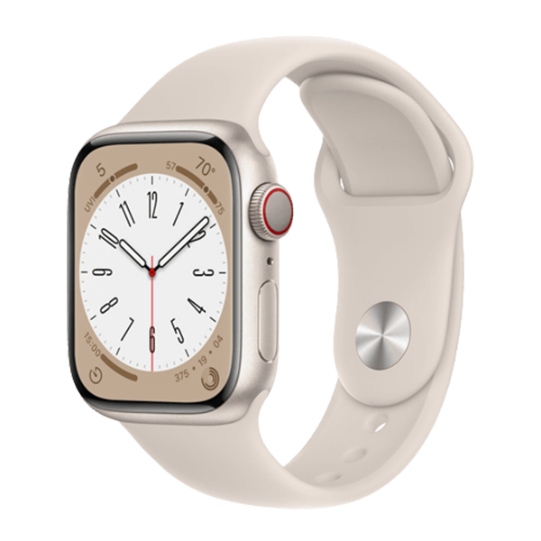שעון חכם Apple Watch Series 8 מידה 45mm זהב תומך GPS ו-Cellular