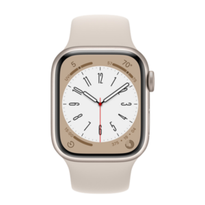שעון חכם Apple Watch Series 8 מידה 45mm זהב תומך GPS ו-Cellular