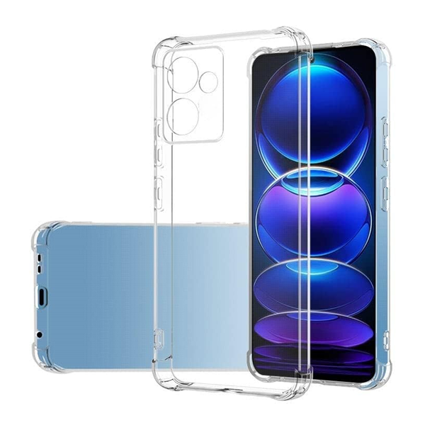 כיסוי שקוף לשיאומי Poco X6 Pro עם פינות בולמות זעזועים
