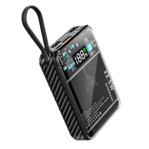מטען נייד מהיר 20000mAh שחור עוצמתי במיוחד 9PRO