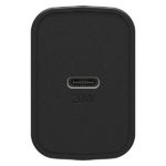 ראש מטען מהיר בעל חיבור Type-C בהספק 20 וואט Otterbox שחור