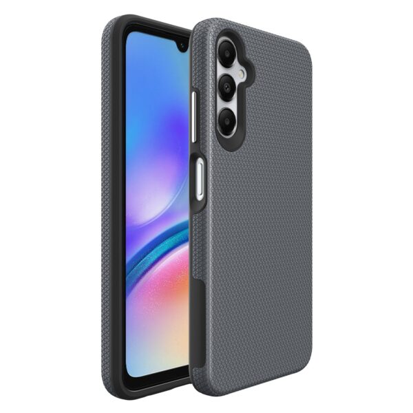 כיסוי לגלקסי A05 קשיח אפור שתי שכבות Grip Flex iX