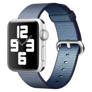 רצועה לשעון אפל 41 מ”מ מקורית Apple Watch Blue Woven Nylon כחול 38/40/41 מ”מ