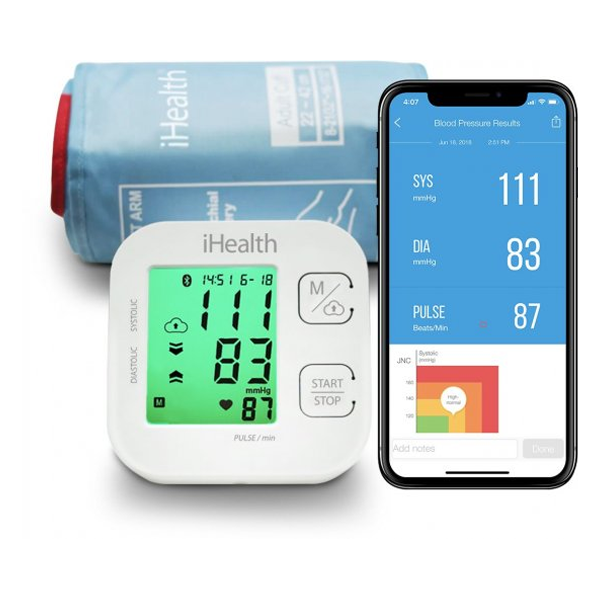 מד לחץ דם חכם iHealth Track KN-550BT למעקב קל ונוח