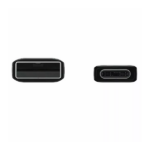 כבל סמסונג USB-A ל-USB-C מקורי באורך 1.5 מטר לטעינה מהירה Samsung שחור