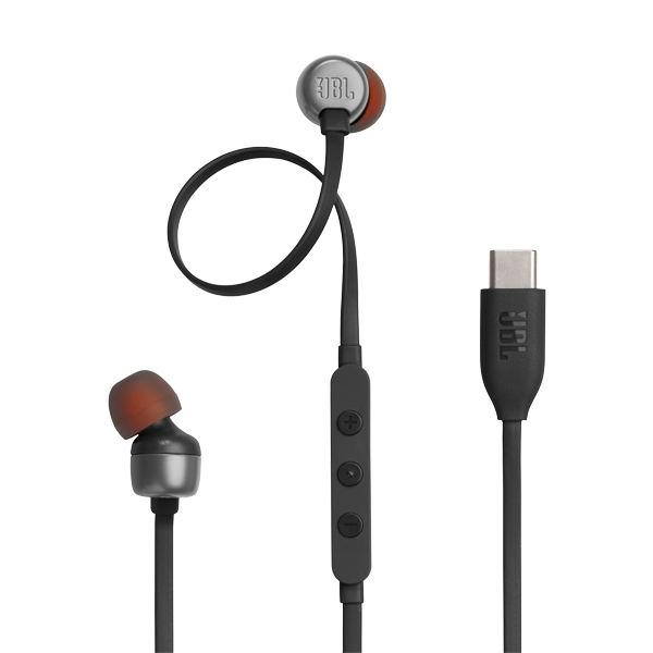 אוזניות חוטיות JBL Tune 310C בצבע שחור | באס עוצמתי, חיבור USB-C ואודיו באיכות גבוהה