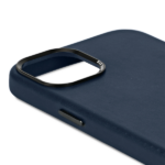מגן לאייפון 15 פרו מקס כחול עור MagSafe DECODED עיצוב אלגנטי והגנה מתקדמת