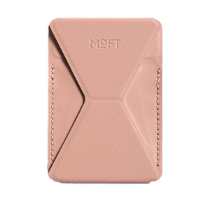 מעמד וארנק ורוד Phone Stand & Wallet תומך MagSafe מבית Moft X