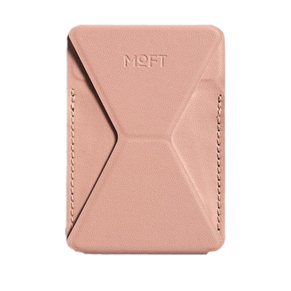 מעמד וארנק ורוד Phone Stand & Wallet תומך MagSafe מבית Moft X