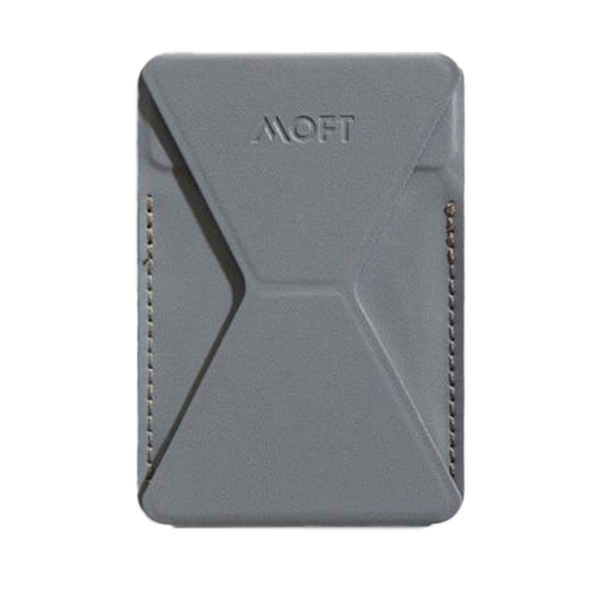 מעמד וארנק אפור Phone Stand & Wallet תומך MagSafe מבית Moft X
