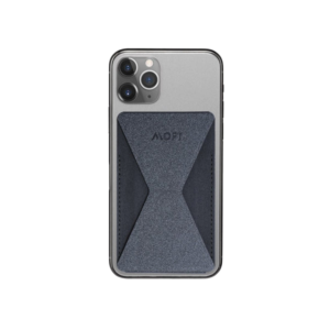מעמד ארנק תכלת Phone Stand & Wallet עם מדבקה לגב המכשיר מבית Moft X
