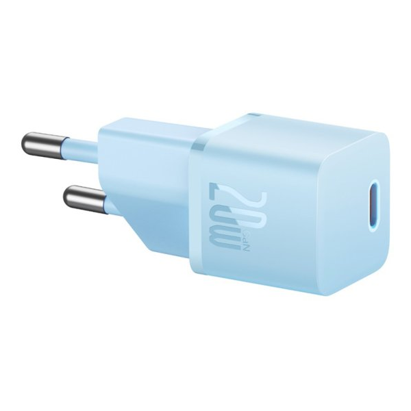מטען קיר מהיר GaN5 כחול בהספק 20W מבית Baseus