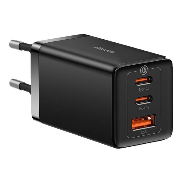 מטען Type-C טעינה מהירה עם כבל Cube Pro בהספק 65W מבית Baseus