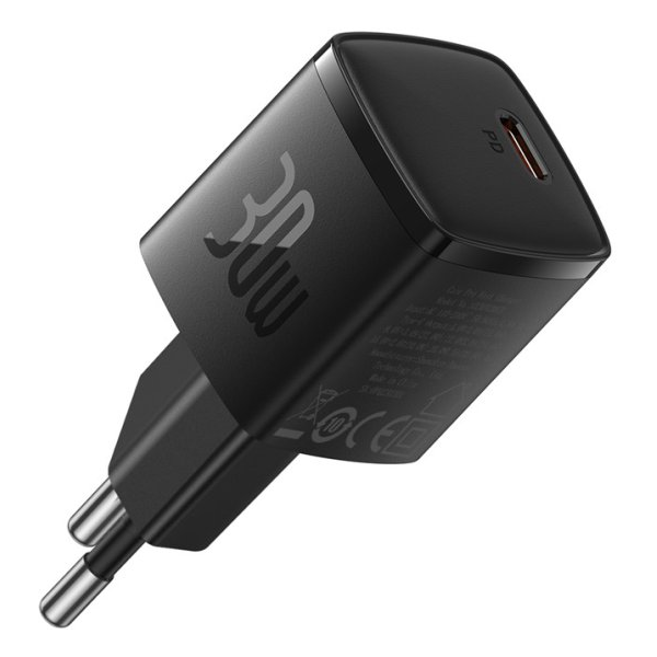 מטען קיר Type-C טעינה מהירה Cube Pro בהספק 30W מבית Baseus