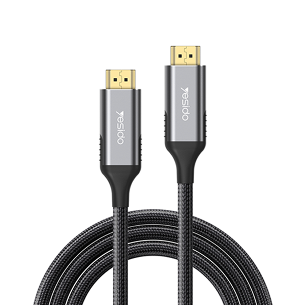 כבל HDMI ל-HDMI תומך 8K באורך 1.8 מטר Yesido