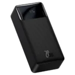מטען נייד 30000mAh 20W עוצמתי עם טעינה מהירה וצג LED – שחור | Baseus Bipow