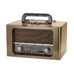רדיו בעיצוב עץ רטרו עם קליטת FM/AM/SW ושמע איכותי NS-6670BT
