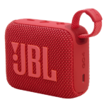 רמקול JBL Go 4 אדום נייד עם סאונד עוצמתי ועמידות למים