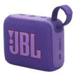 רמקול JBL Go 4 סגול נייד עם סאונד עוצמתי ועמידות למים