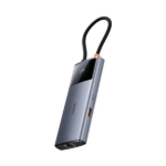 תחנת עגינה 6 ב-1 USB-C למחשב נייד עם חיבורים מגוונים Metal Gleam II מבית Baseus