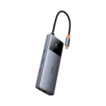 תחנת עגינה 6 ב-1 USB-C למחשב נייד עם חיבורים מגוונים Metal Gleam II מבית Baseus