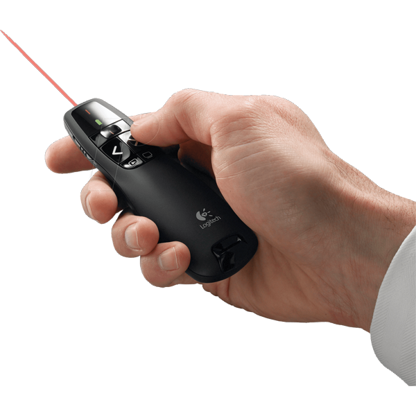 שלט לייזר אלחוטי למצגות ארגונומי ונוח Logitech