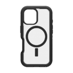 כיסוי OtterBox Defender XT לאייפון 16 פרו מקס שקוף/שחור תומך MagSafe