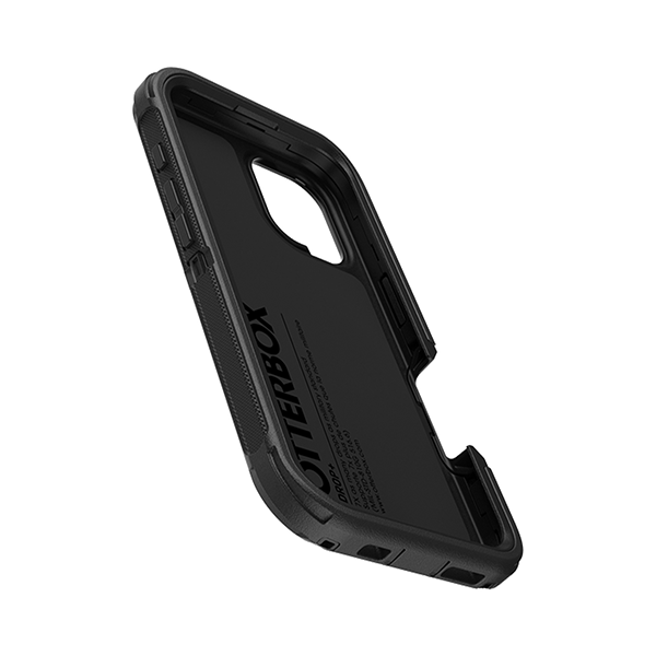 כיסוי לאייפון 16 פלוס שחור OtterBox Defender תומך MagSafe